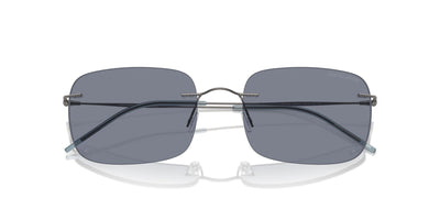 Giorgio Armani AR1512M Matte Gunmetal/Blue #colour_matte-gunmetal-blue