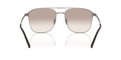 Giorgio Armani AR6154 Matte Gunmetal/Brown Silver Mirror Gradient #colour_matte-gunmetal-brown-silver-mirror-gradient