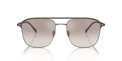 Giorgio Armani AR6154 Matte Gunmetal/Brown Silver Mirror Gradient #colour_matte-gunmetal-brown-silver-mirror-gradient