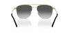 Giorgio Armani AR6154 Pale Gold/Grey Gradient Polarised #colour_pale-gold-grey-gradient-polarised