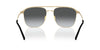 Giorgio Armani AR6154 Pale Gold/Grey Gradient Polarised #colour_pale-gold-grey-gradient-polarised