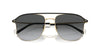 Giorgio Armani AR6154 Pale Gold/Grey Gradient Polarised #colour_pale-gold-grey-gradient-polarised