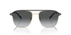 Giorgio Armani AR6154 Pale Gold/Grey Gradient Polarised #colour_pale-gold-grey-gradient-polarised