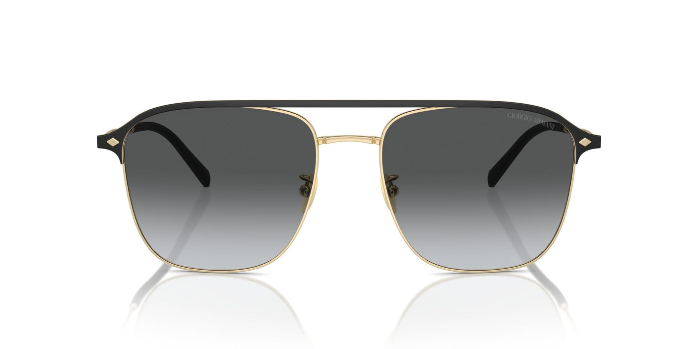 Giorgio Armani AR6154 Pale Gold/Grey Gradient Polarised #colour_pale-gold-grey-gradient-polarised