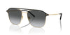 Giorgio Armani AR6154 Pale Gold/Grey Gradient Polarised #colour_pale-gold-grey-gradient-polarised