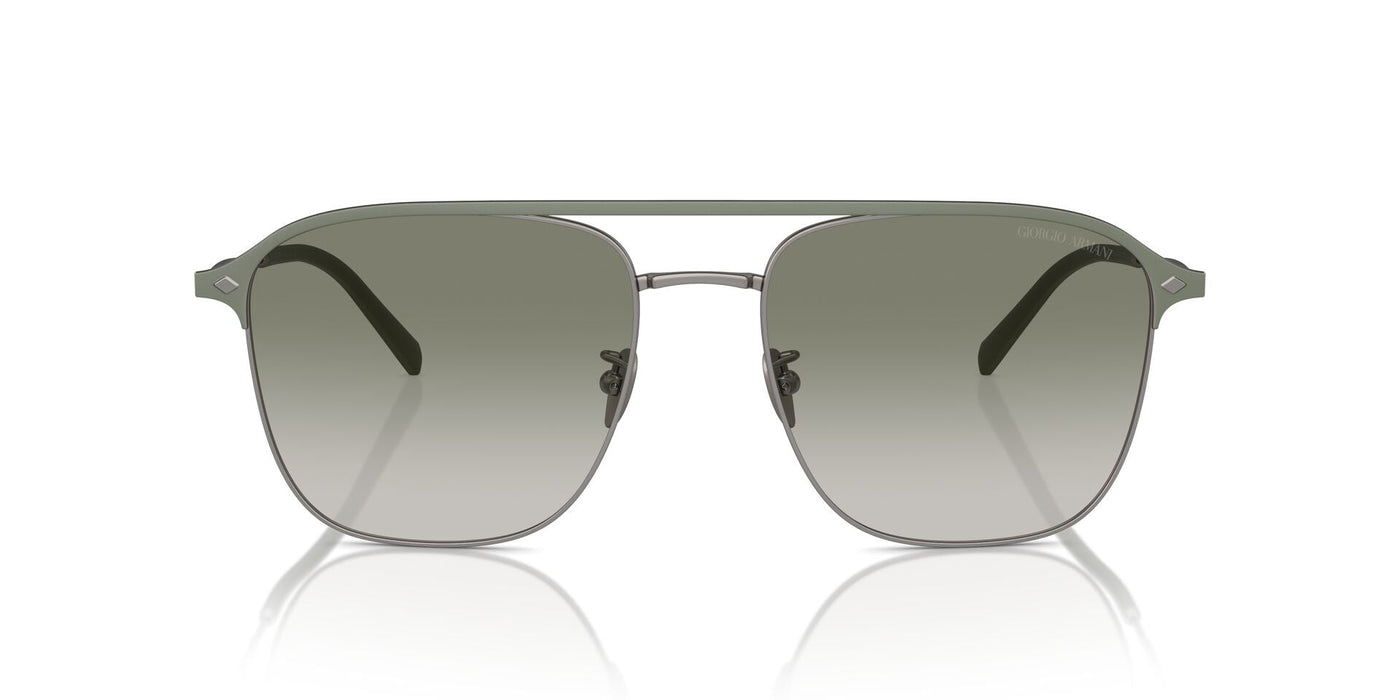 Giorgio Armani AR6154 Matte Gunmetal/Green Gradient #colour_matte-gunmetal-green-gradient