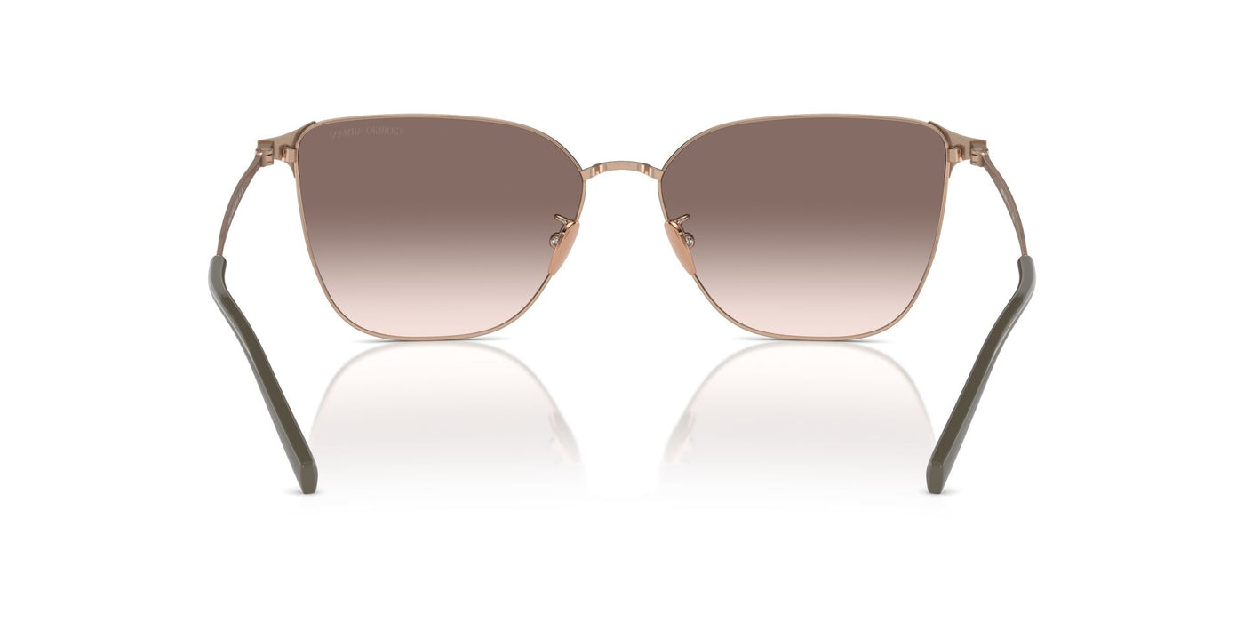 Giorgio Armani AR6155 Rose Gold/Brown Silver Mirror Gradient #colour_rose-gold-brown-silver-mirror-gradient