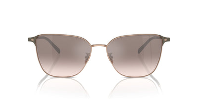 Giorgio Armani AR6155 Rose Gold/Brown Silver Mirror Gradient #colour_rose-gold-brown-silver-mirror-gradient