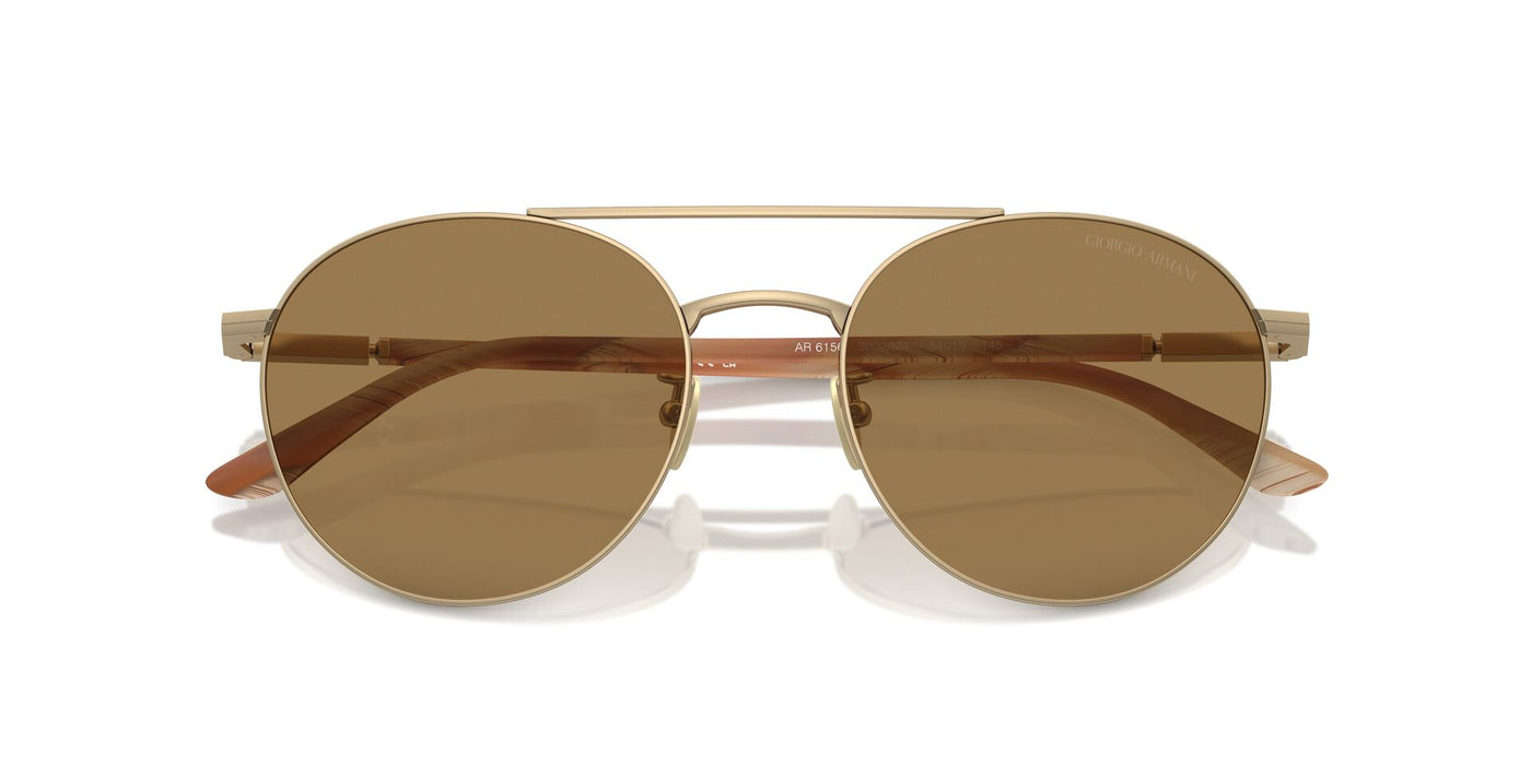 Giorgio Armani AR6156 Matte Pale Gold/Brown Photochromic #colour_matte-pale-gold-brown-photochromic