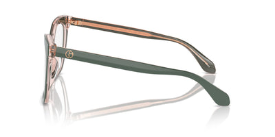 Giorgio Armani AR7254U Top Sage Green-Transparent Pink #colour_top-sage-green-transparent-pink