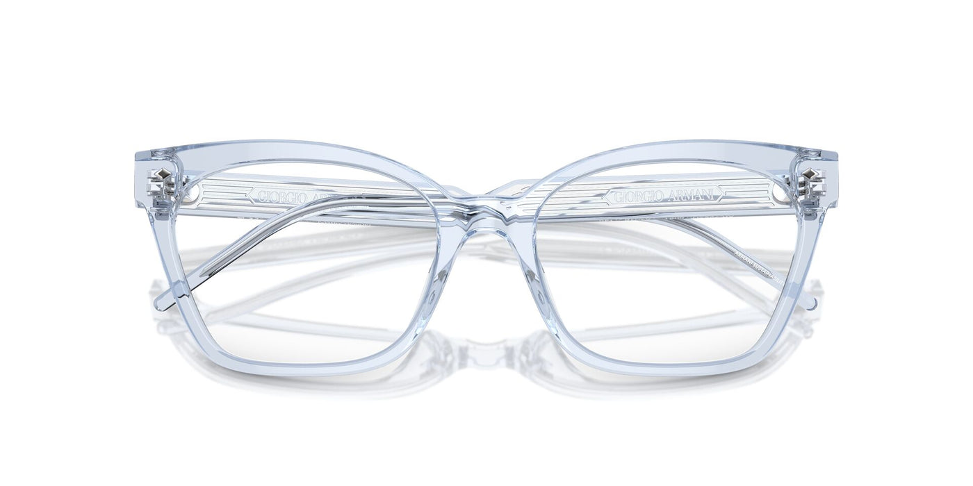 Giorgio Armani AR7257U Transparent Light Blue #colour_transparent-light-blue