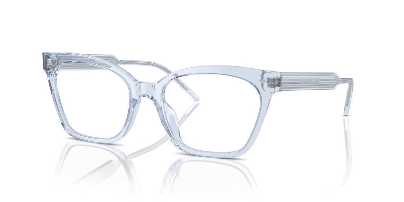 Giorgio Armani AR7257U Transparent Light Blue #colour_transparent-light-blue