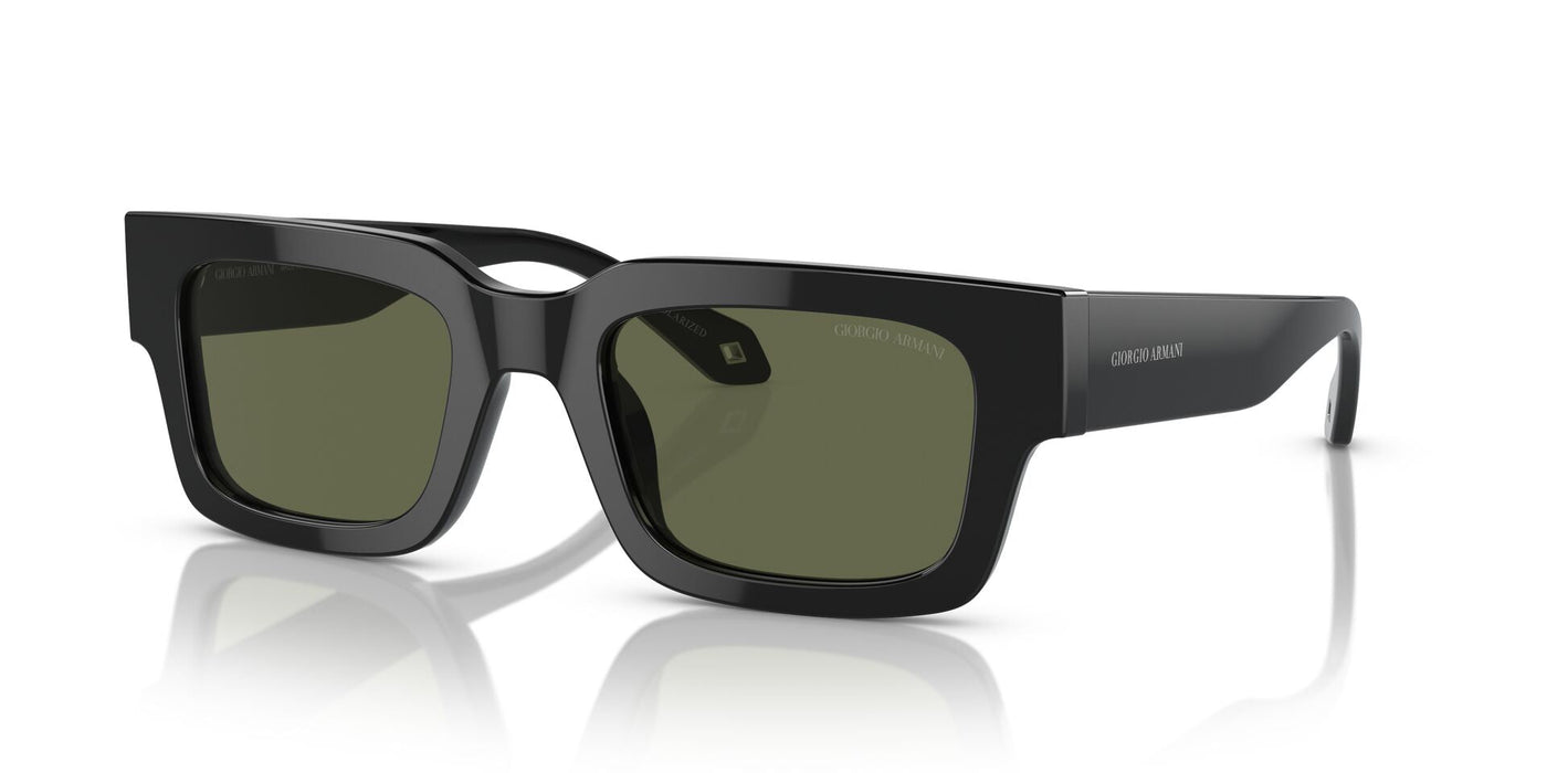 Giorgio Armani AR8184U Black/Green Polarised #colour_black-green-polarised