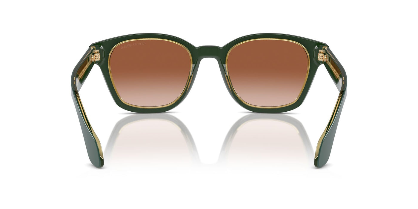 Giorgio Armani AR8207 Top Green/Olive Transparent/Brown Gradient #colour_top-green-olive-transparent-brown-gradient