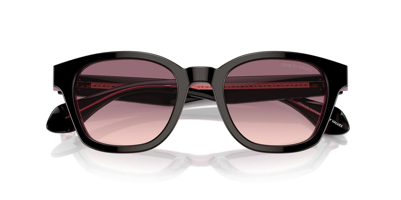 Giorgio Armani AR8207 Top Brown/Transparent Pink/Pink Violet Gradient #colour_top-brown-transparent-pink-pink-violet-gradient