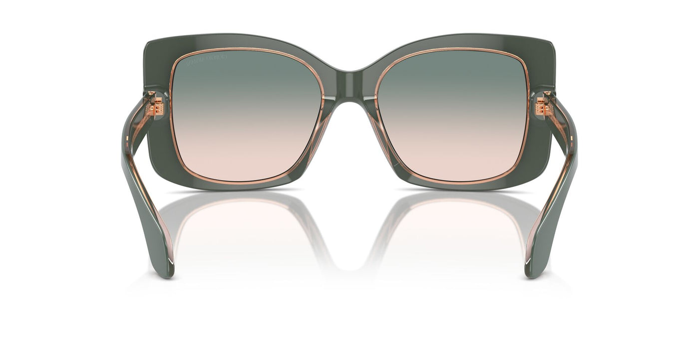 Giorgio Armani AR8208U Top Sage Green/Transparent Pink/Light Brown Green Gradient #colour_top-sage-green-transparent-pink-light-brown-green-gradient