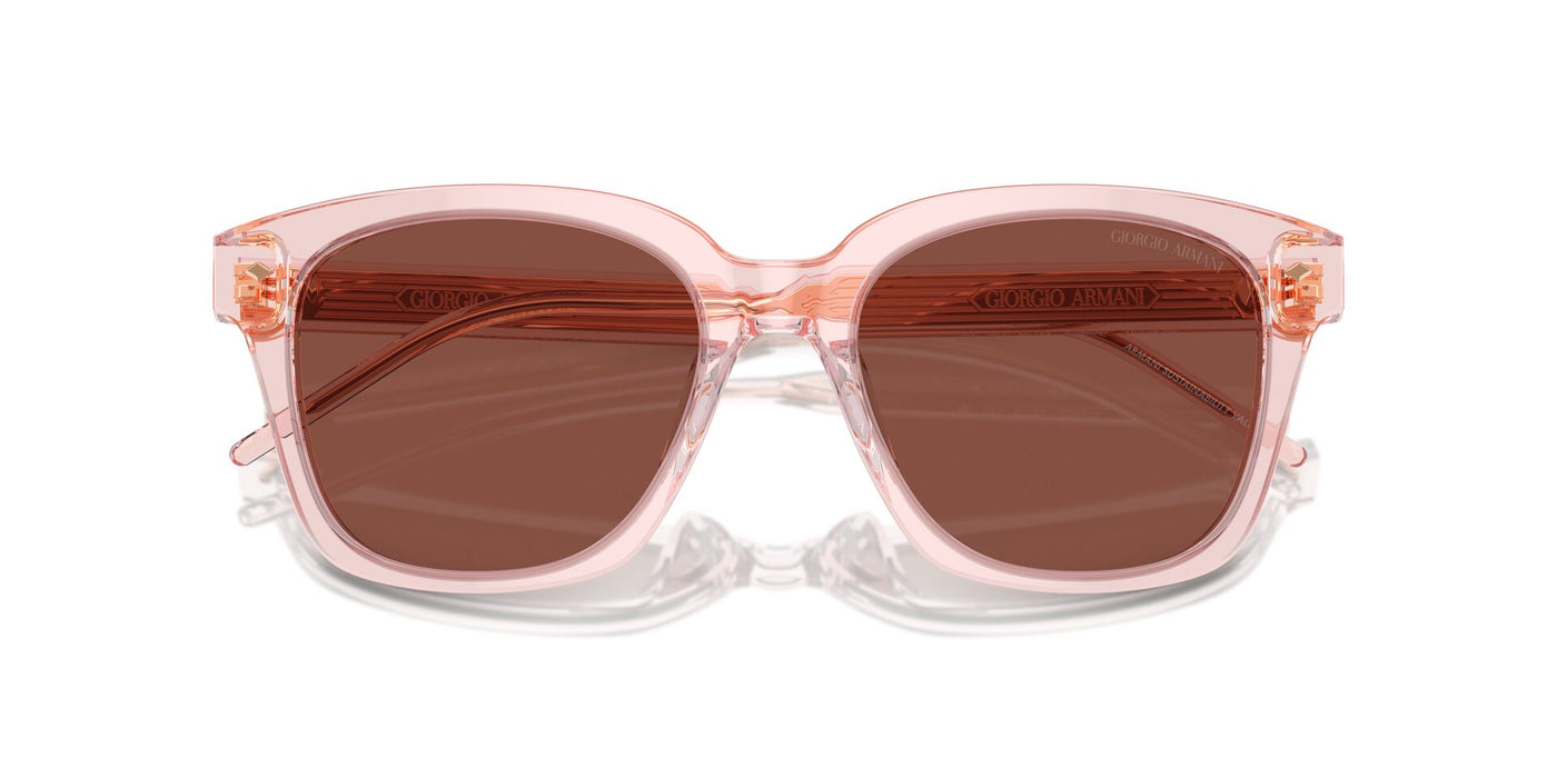 Giorgio Armani AR8210U Transparent Pink/Red #colour_transparent-pink-red