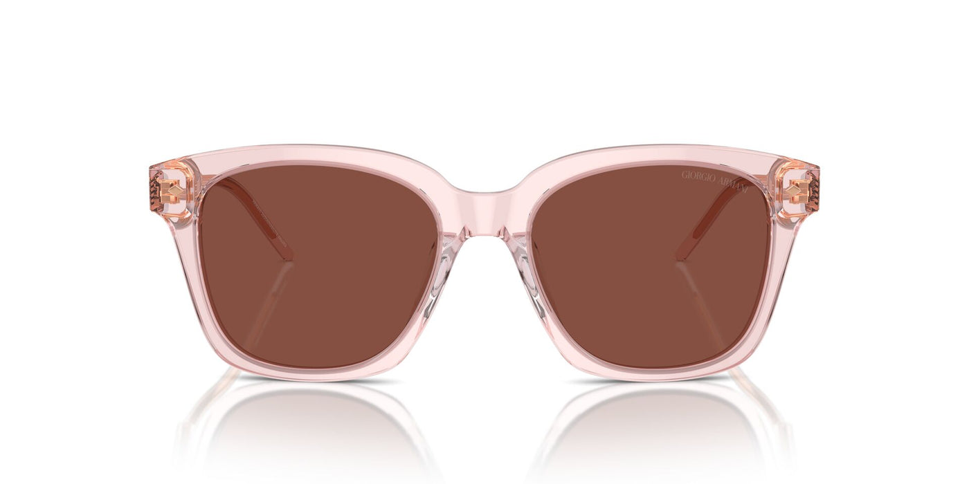 Giorgio Armani AR8210U Transparent Pink/Red #colour_transparent-pink-red