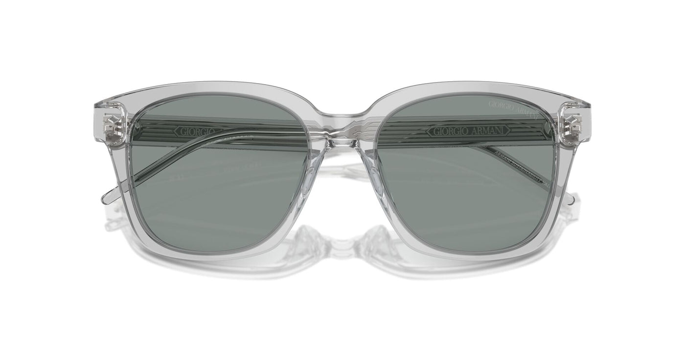 Giorgio Armani AR8210U Transparent Grey/Blue #colour_transparent-grey-blue