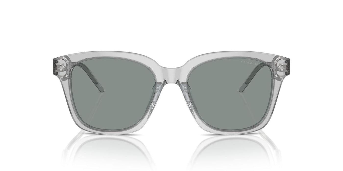 Giorgio Armani AR8210U Transparent Grey/Blue #colour_transparent-grey-blue