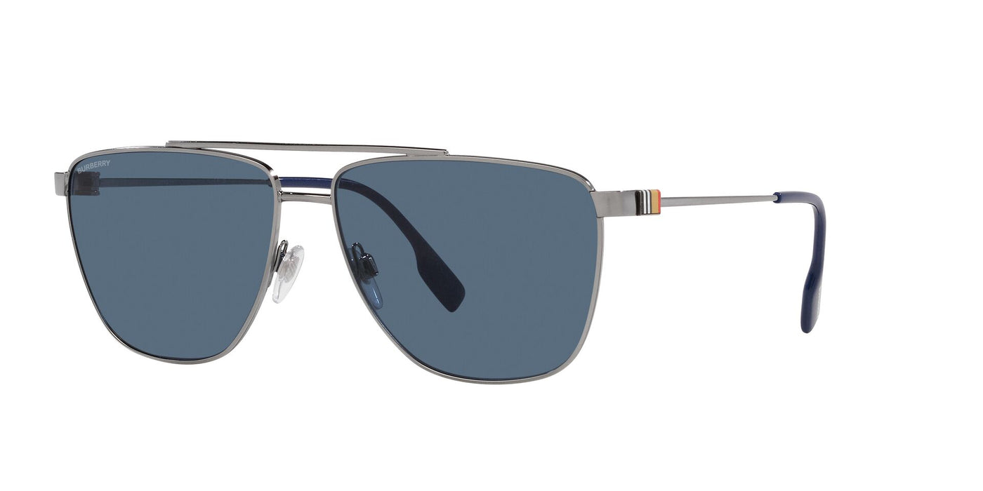 Burberry Blaine BE3141 Gunmetal/Dark Blue #colour_gunmetal-dark-blue