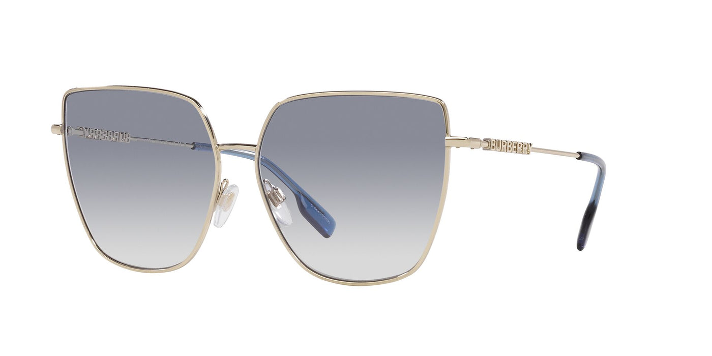 Burberry Alexis BE3143 Light Gold/Clear Blue Gradient #colour_light-gold-clear-blue-gradient