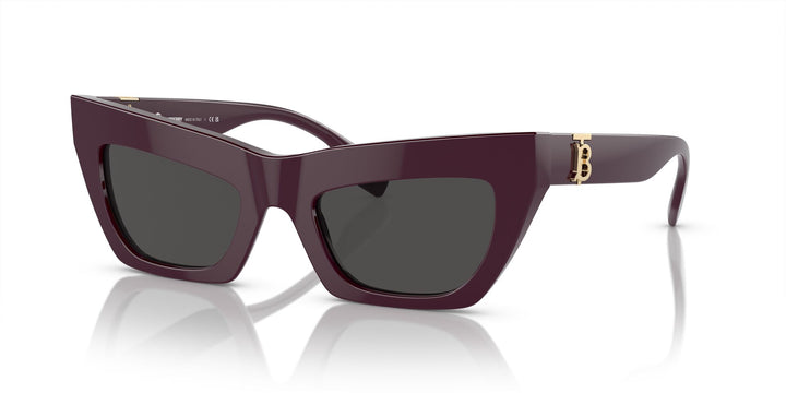 ?BURBERRY BE4405 Cateye Sunglasses Burberry Dark Grey Cat Eye Ladies Sunglasses BE4405 300187  main image 2