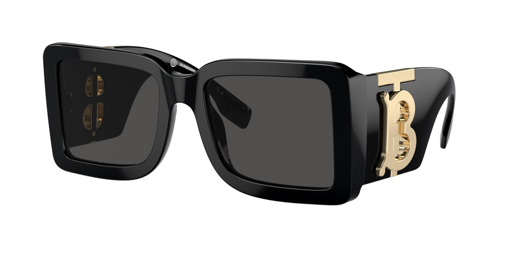 Burberry black sales gold sunglasses