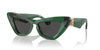 Burberry BE4421U Green/Dark Grey #colour_green-dark-grey