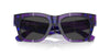 Burberry BE4424 Check Violet/Dark Grey #colour_check-violet-dark-grey