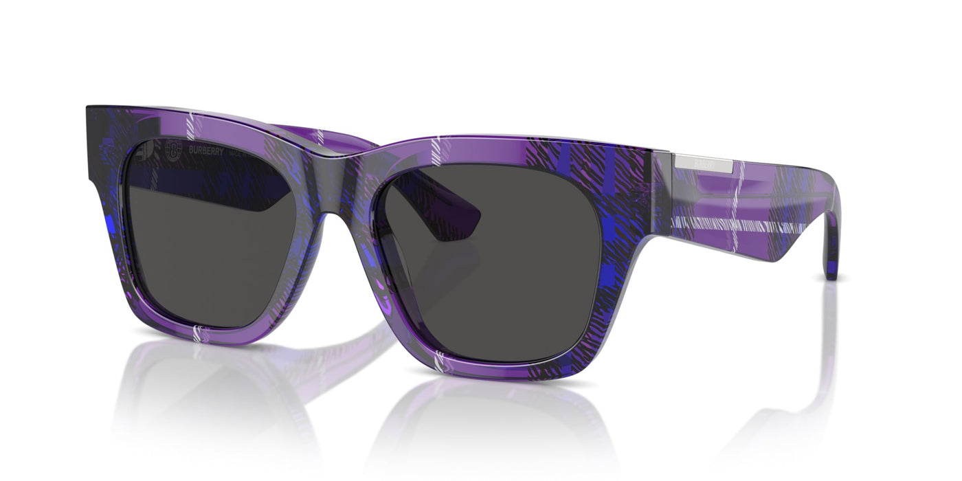 Burberry BE4424 Check Violet/Dark Grey #colour_check-violet-dark-grey