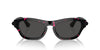 Burberry BE4430U Fuchsia Havana/Dark Grey #colour_fuchsia-havana-dark-grey