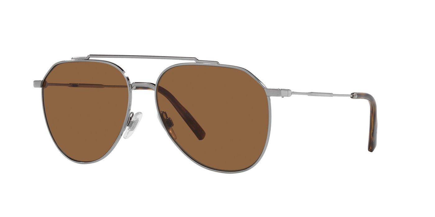 Dolce&Gabbana DG2296 Gunmetal/Brown #colour_gunmetal-brown