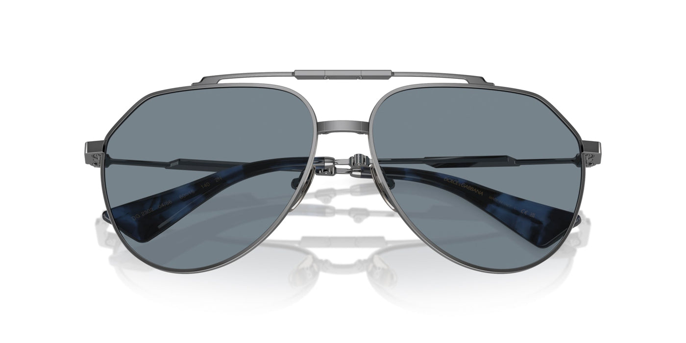 Dolce&Gabbana DG2302 Gunmetal/Light Blue #colour_gunmetal-light-blue