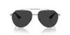 Dolce&Gabbana DG2302 Matte Silver/Black Polarised #colour_matte-silver-black-polarised