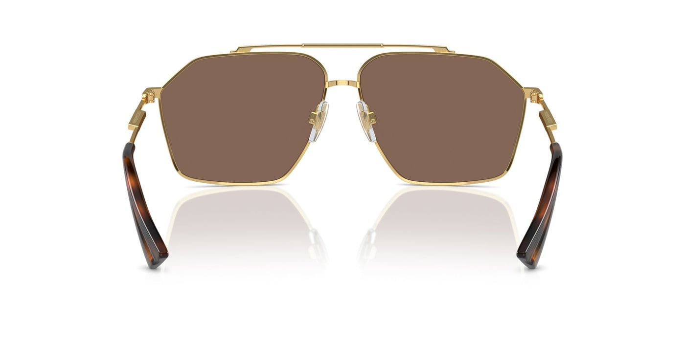 Dolce&Gabbana DG2303 Gold/Dark Brown #colour_gold-dark-brown