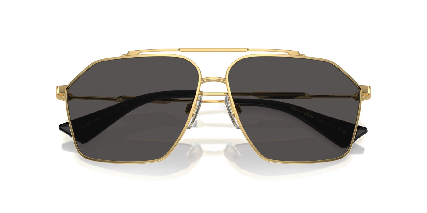 Dolce&Gabbana DG2303 Gold/Dark Grey #colour_gold-dark-grey