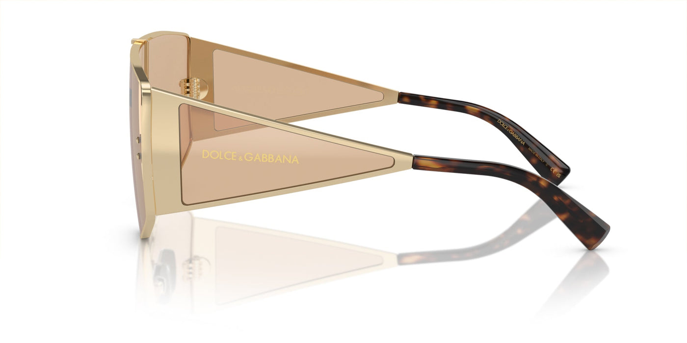 Dolce&Gabbana DG2305 Light Gold/Light Brown Flash Gold Mirror #colour_light-gold-light-brown-flash-gold-mirror