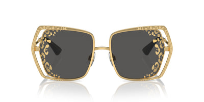 Dolce&Gabbana DG2306 Gold/Dark Grey Tampo Side Leopard Gradient #colour_gold-dark-grey-tampo-side-leopard-gradient