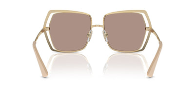 Dolce&Gabbana DG2306 Pale Gold/Light Brown Flash Gold Mirror #colour_pale-gold-light-brown-flash-gold-mirror