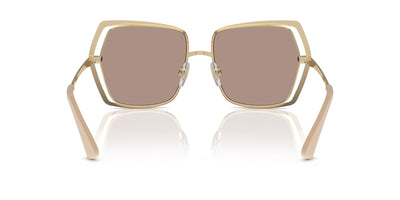 Dolce&Gabbana DG2306 Pale Gold/Light Brown Flash Gold Mirror #colour_pale-gold-light-brown-flash-gold-mirror