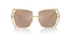 Dolce&Gabbana DG2306 Pale Gold/Light Brown Flash Gold Mirror #colour_pale-gold-light-brown-flash-gold-mirror