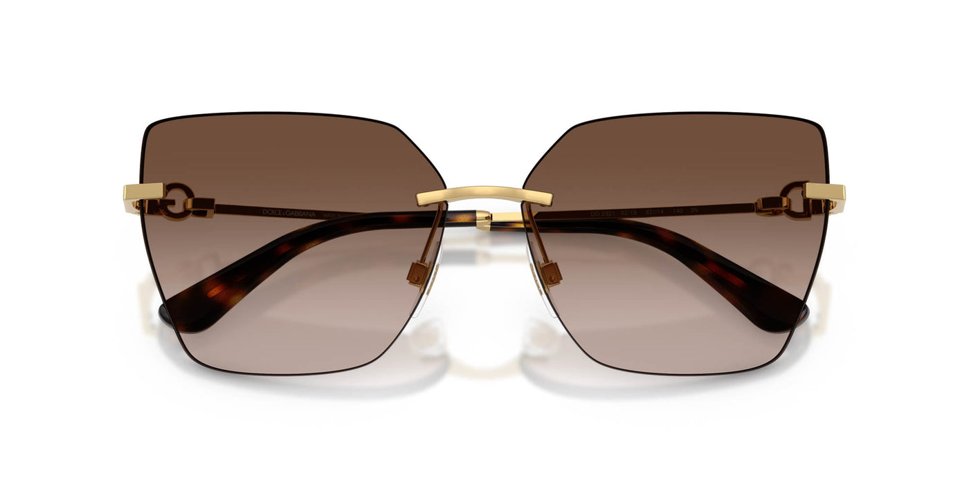 Dolce&Gabbana DG2321 Gold/Brown Gradient #colour_gold-brown-gradient