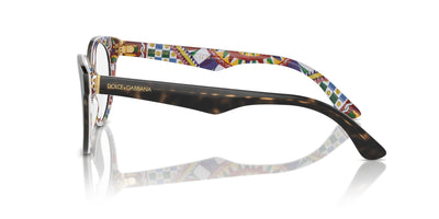 Dolce&Gabbana DG3361 Havana On White Barrow #colour_havana-on-white-barrow