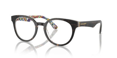 Dolce&Gabbana DG3361 Havana On White Barrow #colour_havana-on-white-barrow