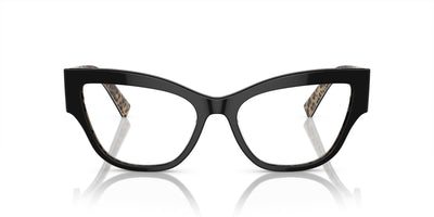 Dolce&Gabbana DG3378 Black On Leo Brown #colour_black-on-leo-brown