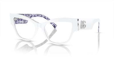 Dolce&Gabbana DG3378 White On Blue Maiolica #colour_white-on-blue-maiolica