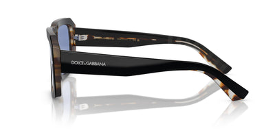 Dolce&Gabbana DG4430 Black On Grey Havana/Light Blue Silver Mirror #colour_black-on-grey-havana-light-blue-silver-mirror