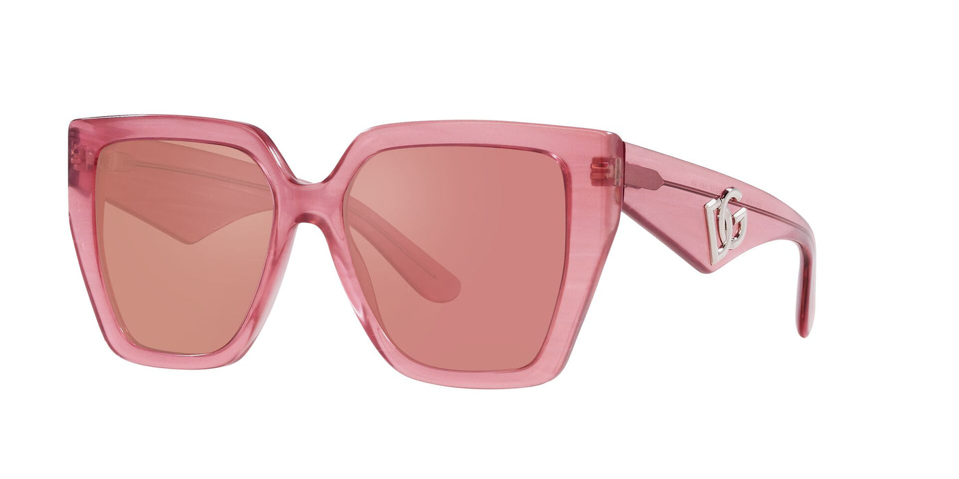 Dolce&Gabbana DG4438 Fleur Pink/Pink Dark Red Mirror #colour_fleur-pink-pink-dark-red-mirror