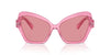 Dolce&Gabbana DG4463 Transparent Pink/Pink Internal Silver Mirror #colour_transparent-pink-pink-internal-silver-mirror